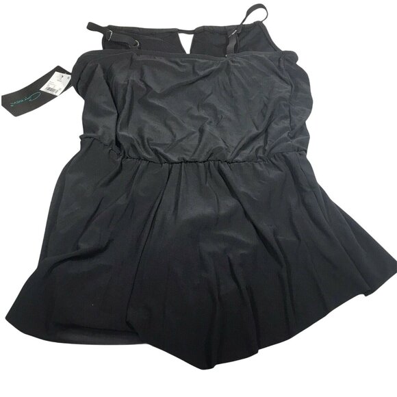 Aqua Green Womens Size Small Swim Dress Black New With Tags - Picture 2 of 11